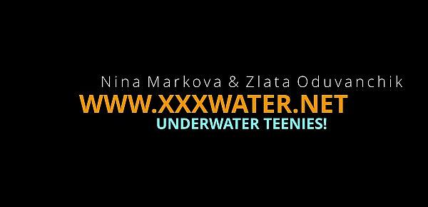  Nina and Zlata Oduvanchik underwater lesbians